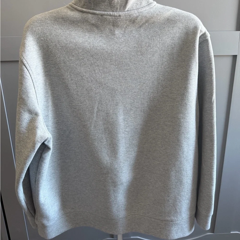 Tahari Women's Gray Zip-Up Top - Picture 5 of 8